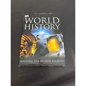 DK World History Atlas Mapping the Human Journey Hardcover Book 2nd Edition
